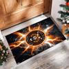 Tappeto in Velluto di Cristallo con Stampa Calcio Hull City, Comodo Assorbente d'Acqua Antiscivolo Tappeto per Pavimento Interno