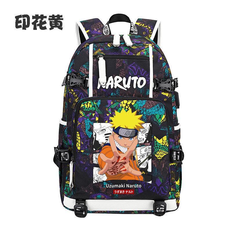 Naruto Anime Backpack Lightweight Ergonomic Lumbar Support Large Capacity for Students