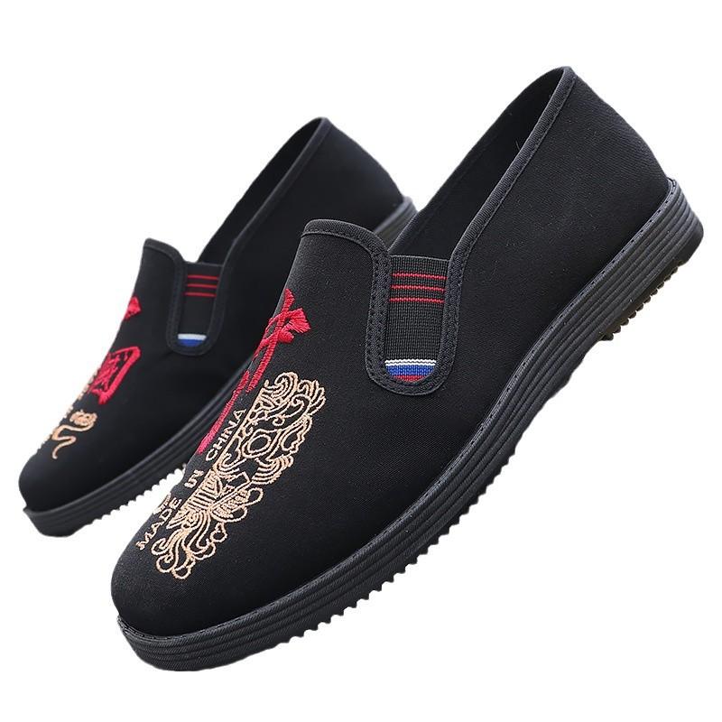 Men's Shoes Canvas Shoes Beijing Cloth Shoes Cloth Shoes Low-top Casual Shoes Work Shoes