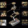 Armored Vehicle Tiger P Blocks Tank Model Educational DIY Bricks Building Toy for Kids Children Boys Christmas Gifts Ornaments
