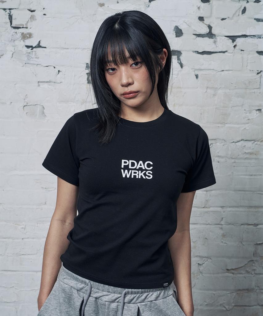 Peideu [Set] Pd Numbering Pdac Slim Fit Short Sleeve T-Shirt 2-Piece Package