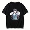 Sumika Aoki Kaoru Hana Wa Rin To Saku Adjusting Hair Graphic Crew Neck Short Sleeve Women And Men T-shirt