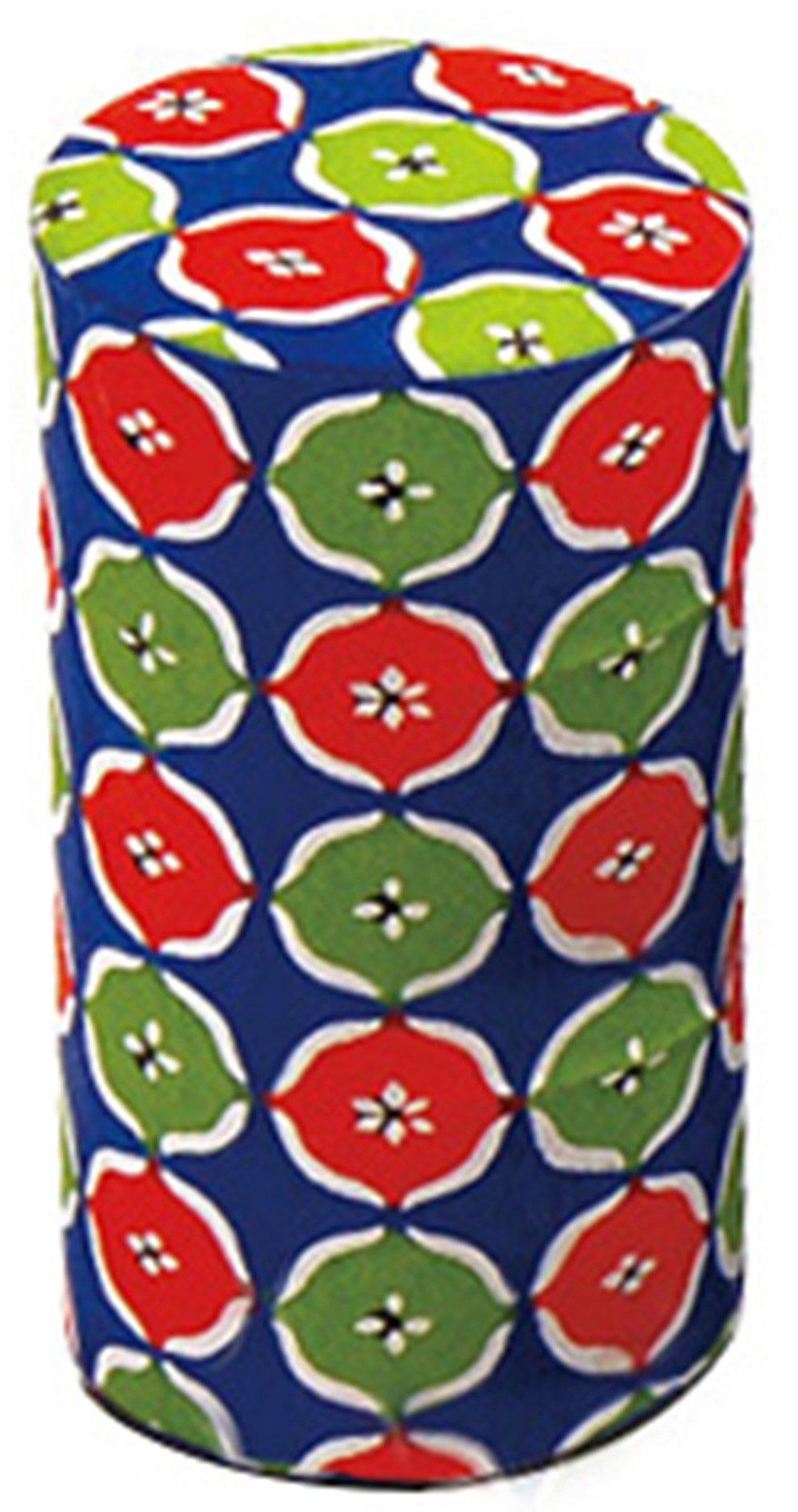 Yamako Tea Floral Made in 875917 Caddy, Pokkan, Haikara-san, Design, Large, Japan,