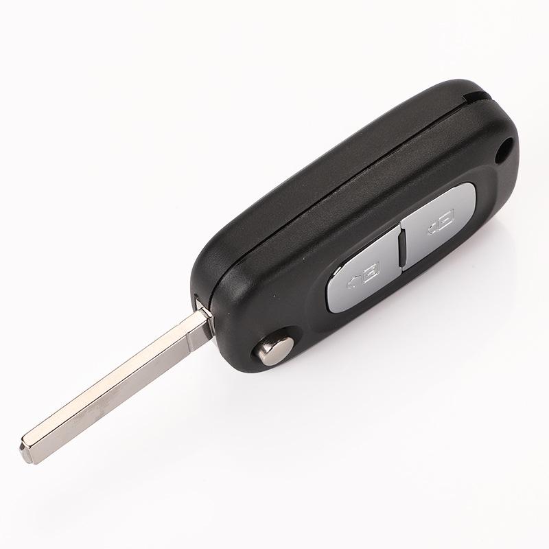 Kompatible Renault 2-Tasten Klappschlüsselgehäuse Ersatz (Kein Logo)