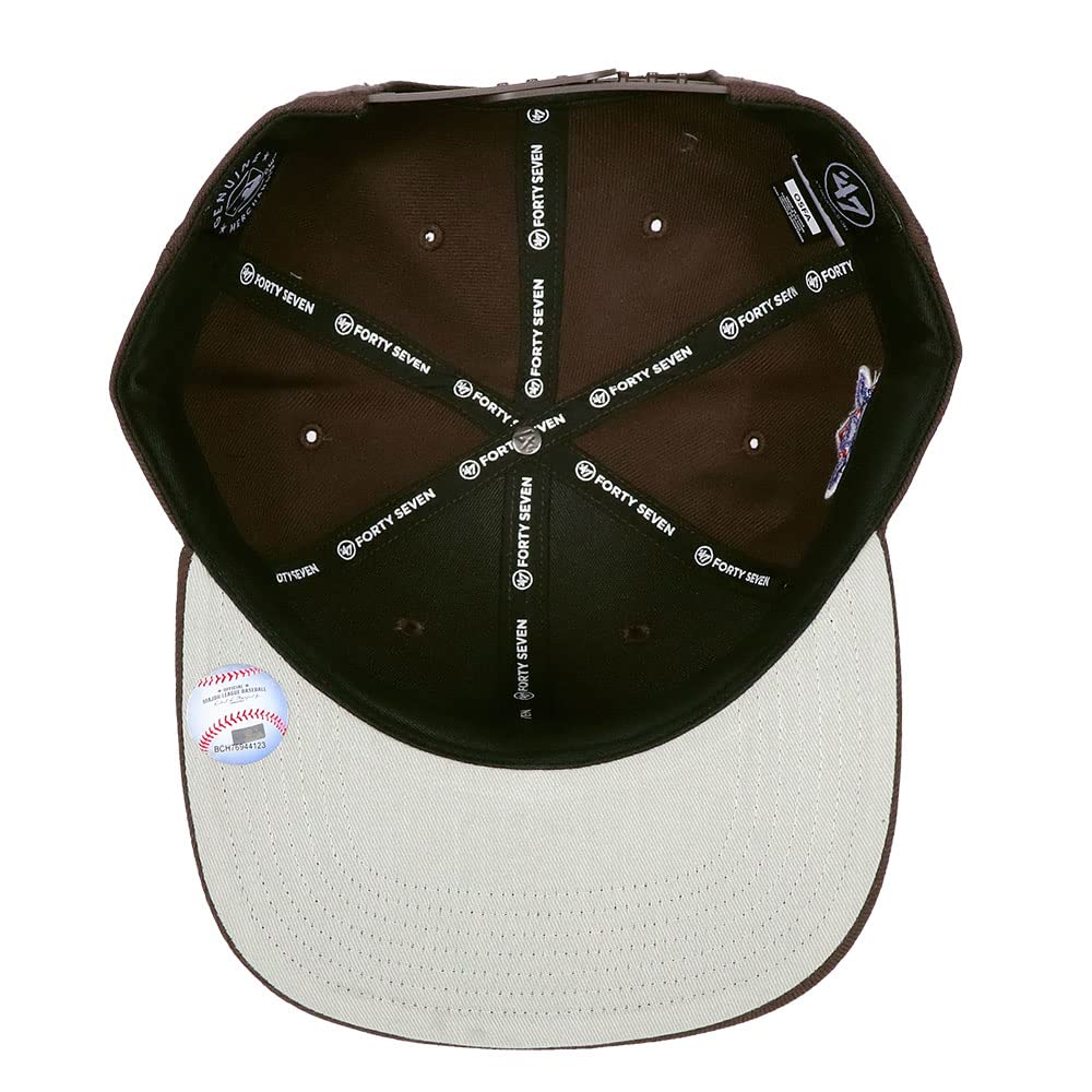 47 Brand Cap Captain Sure Shot Captain Padres Snapback Free Size Women's Men's