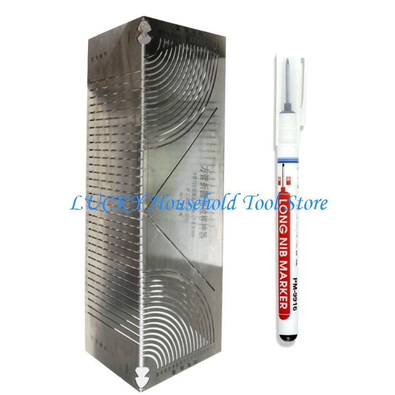 J0MC Angles & Arcs Marking Tool Metal Marking Tool Square Tubing Welding Tool