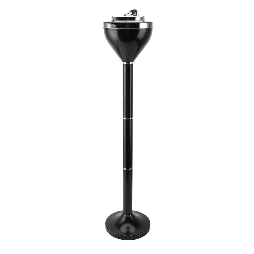 Standing Ashtray Iron Creative Self Cleaning Detachable Floor Standing Ash Tray with Lid for Restaurant KTV Bar Hotel