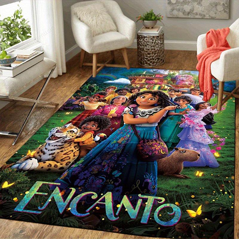 1pc Encanto Pattern Carpet Area Rug Non slip Carpet Hand Washable Floor Mat Suitable For Living Room Bedroom Home Decor Room Decor