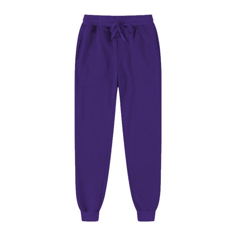 Mens Fleece Jogger Pants Casual Sportswear Straight Fit Elastic Waist Drawstring Bottom