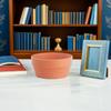 6Pcs Imitation Clay Flowerpot Round Plastic Basin with Drainage Hole Succulent Planter Indoor Outdoor Balcony Desk Garden