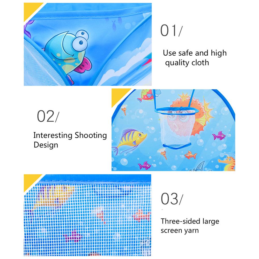 New Foldable Children Kids Sports Basketball Shoots Ball Ocean Pool Play Tent Game House for baby