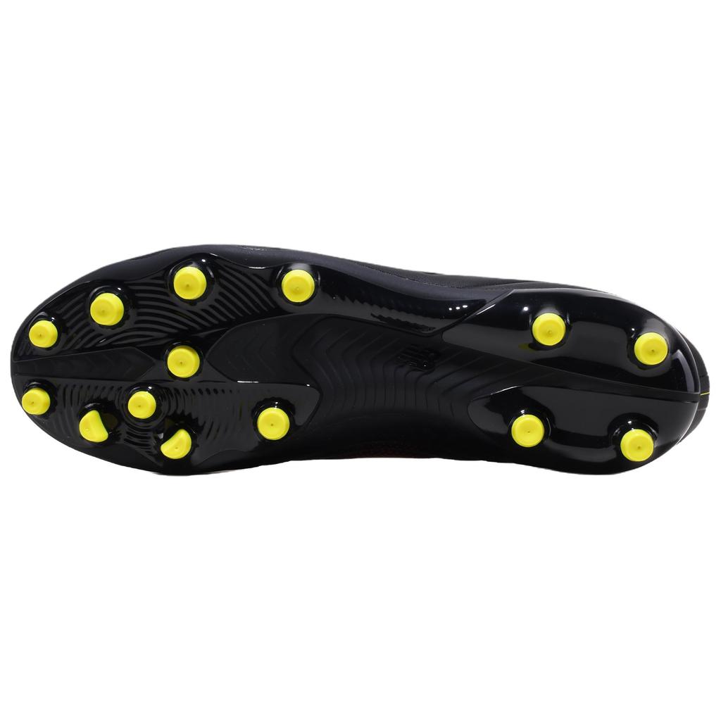 New Balance Tekela V4+ Pro Low FG Black/Energy Red/Hi-Lite Yellow Unisex Soccer Cleats UT3ML2HD