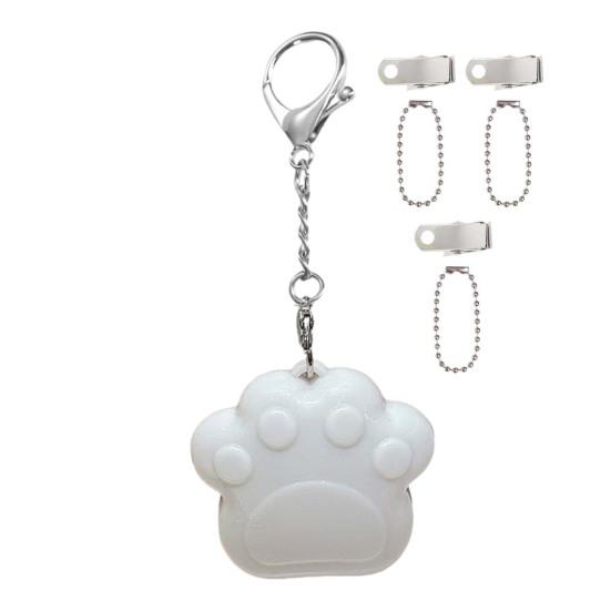 Keychain Pendant Cat Paw Cloud Heart Design Purse Light Ultra-Thin Touch Sensor Light Rechargeable LED Lamp