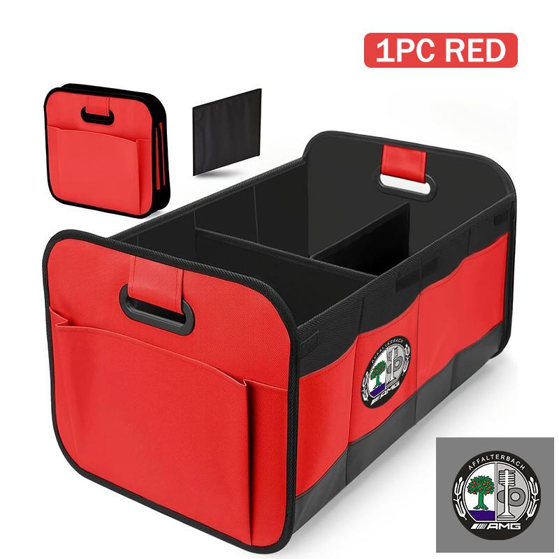 

For AMG Foldable Trunk Storage Box Waterproof Oxford Cloth Large-Capacity Organizer Bag Benz B-CLASS C-CLASS GLC GLE GLK W190