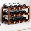 3-Tier 12-Bottle Desktop Wine Rack
