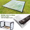 Clear Tarp Clear Water Proof Heavy Duty Transparent Tarps Cover for Outdoor Garden Porch Tent