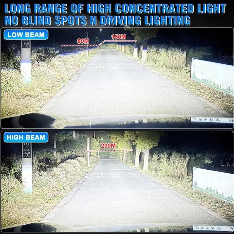 H7 H4 H1 Led Headlight Bulbs High Power Car Lights Turbo Lamp Auto Headlamp +800% Bright 12V