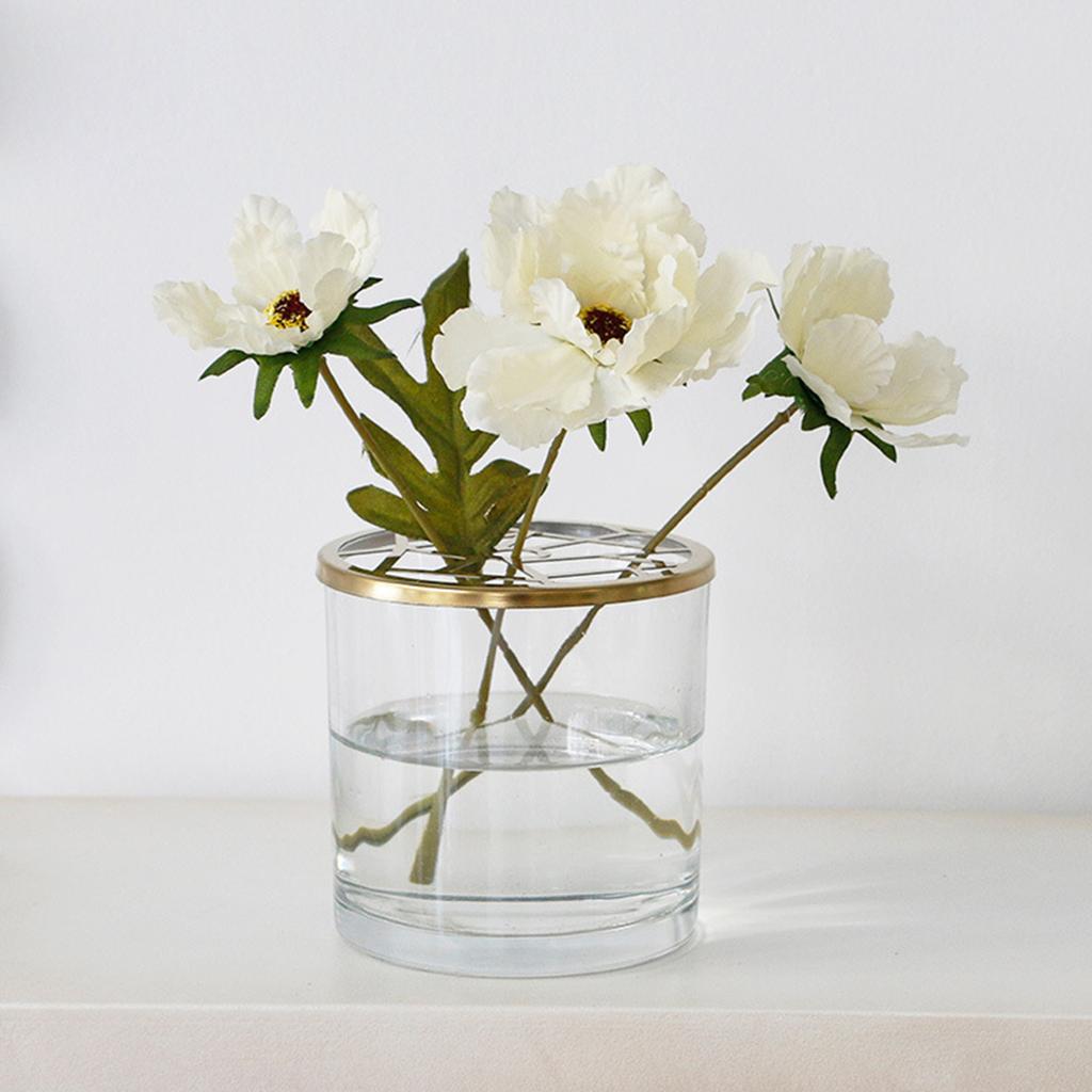 Vložka s květinou Kovová mřížka pro domácí středový prvek 15,2 cm průměr