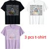 Funny Autism Letters Print Men's T-Shirts Summer Fashion Street Outdoor Casual T-shirt Tops for Men's and Women's Tees Top