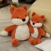 35-90cm Soft Fluffy Fox Plush Toy Cute Cartoon Animal Fox Stuffed Doll Girls Lover Valentine's Gift Sofa Decor Pillows
