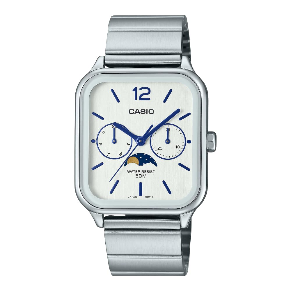 

Часы Casio White Silver Classic Men s - MTP-M305D-7AVDF Циферблат, ремешок, серебристый,