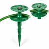 2Pcs ABS Garden Hose Guide Stake Green Hose Guide Wheel Hose Guide Holder  Garden Irrigation