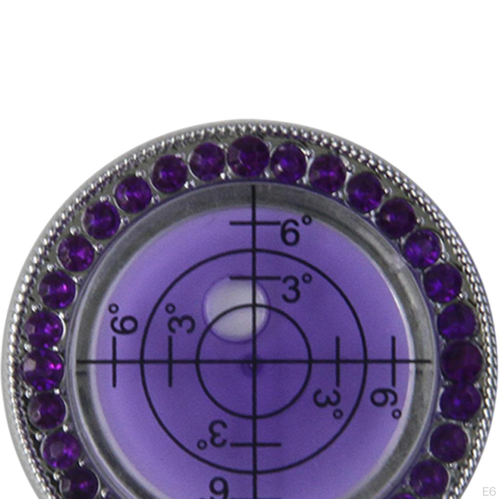 Compact Golf Training Aid: Green Reader And Circular Bubble Level