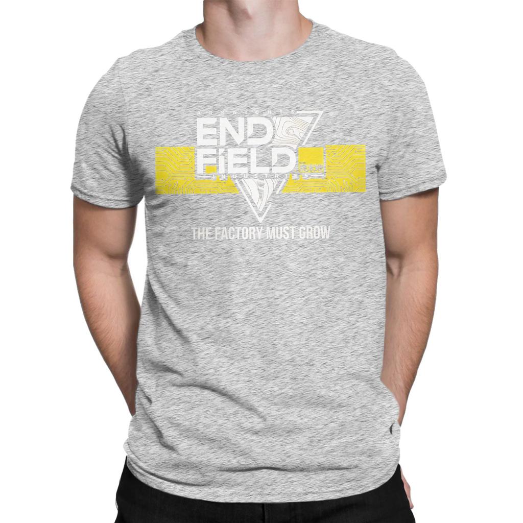 Arknights Endfield The Factory Must Grow Tee Shirt for Unisex Women New Arrival T Shirts  Cotton Clothing