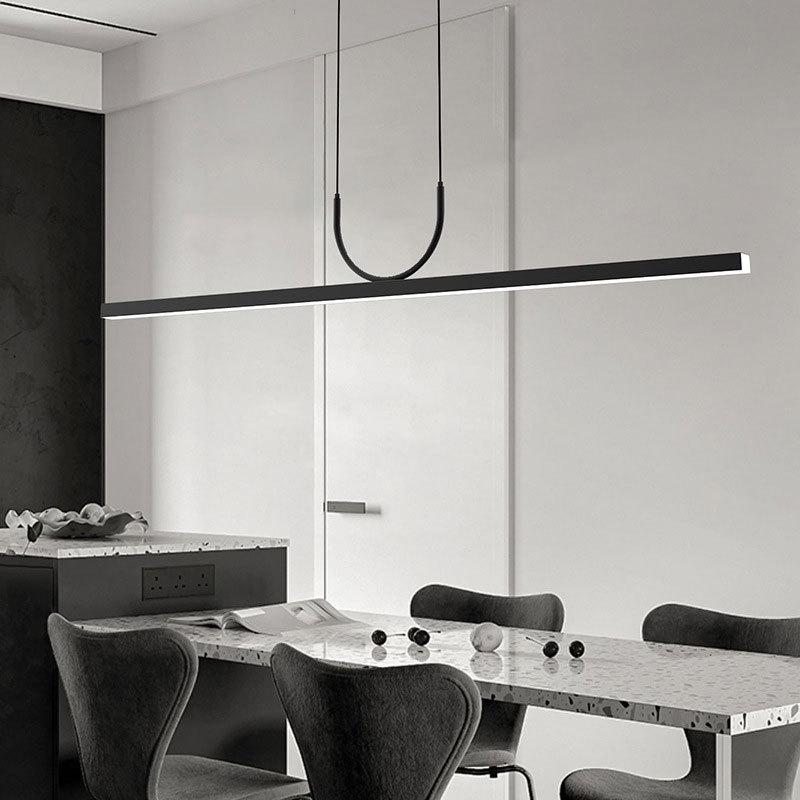Modern Minimalist LED Pendant Light for Living Room, Bar, or Study.