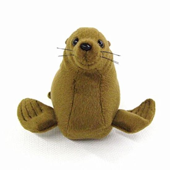 Sea lion plush toy, small size, 17cm tall