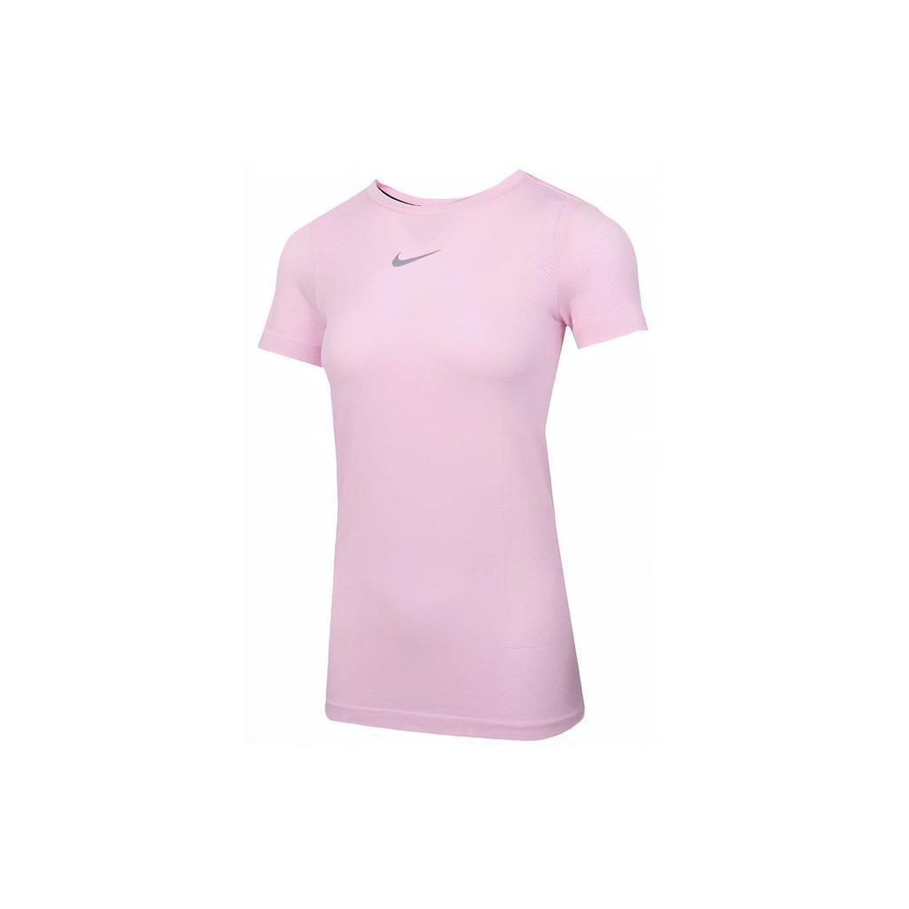 Nike Infinite Dri-FIT Running Short Sleeve Tee Women Tops Foam-Pink CU3121-663