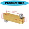 Aluminum Ruler Stop Fence Ruler Limit Block Ruler Positioning Block for Accurate Marking & Measurement In Woodworking