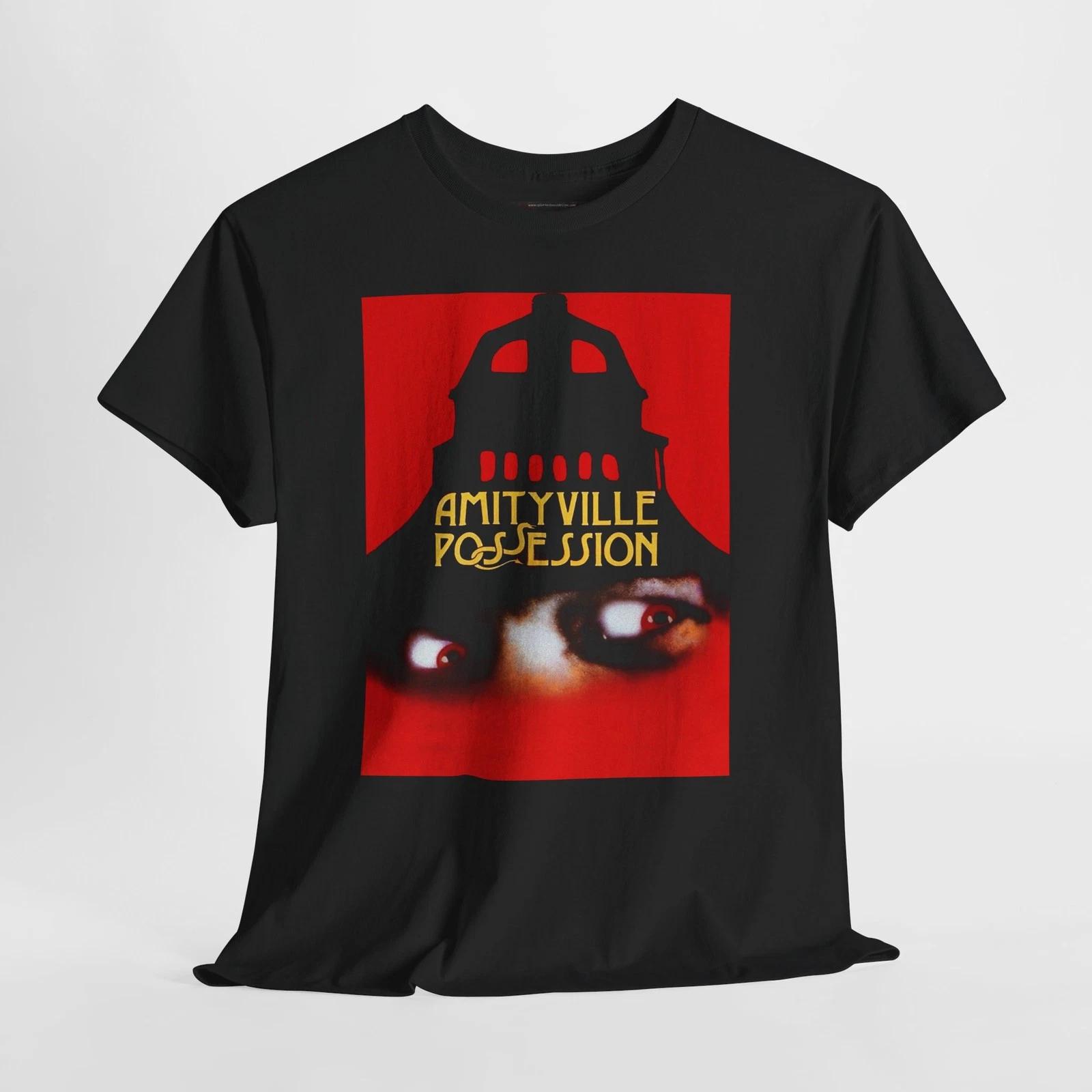 Amityville Possession 1982 Retro Movie Poster Horror Unisex Graphic T-Shirt 4XL