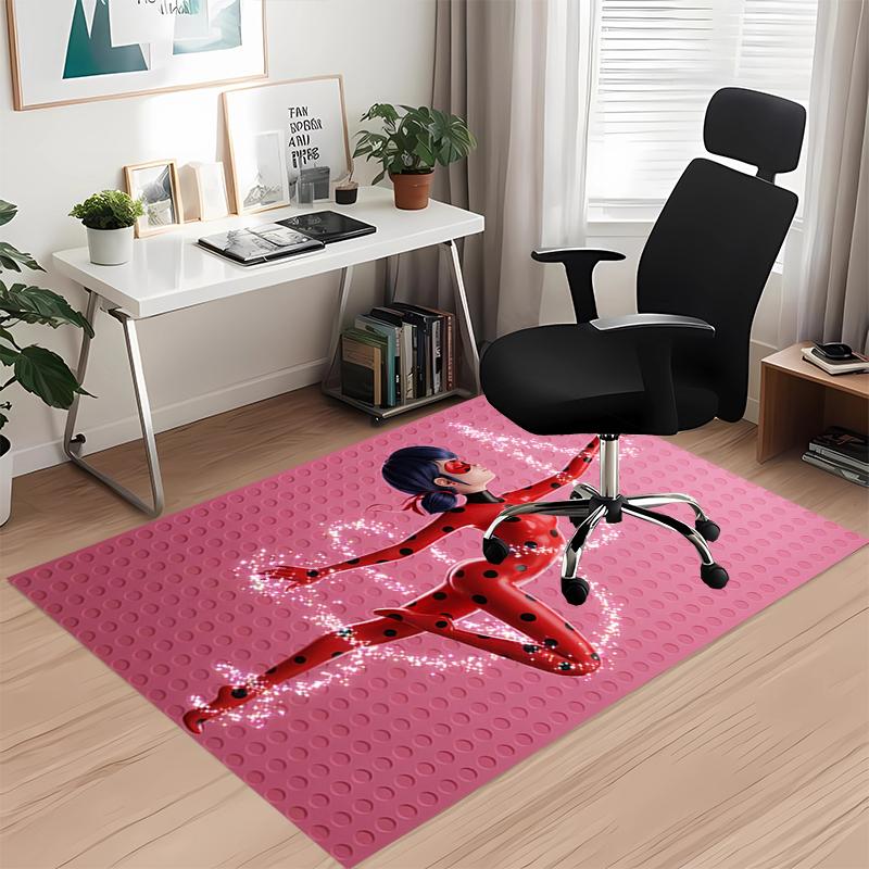 Marienkäfer Bedruckter Teppich für Bürostuhl Wohnzimmer Schlafzimmer Küche Dekor Geschenke