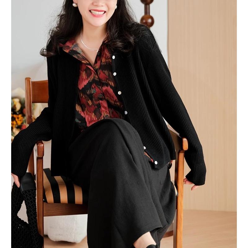 DIMANAF Plus Größe Frühling Shirt Frauen Bluse Chiffon Langarm Fashion Floral Tops Lose 2025 Neue