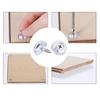 150Pcs Cutting Board Feet Bumper Screw On Rubber Feet with Screws Nonslip Round Chair Leg Caps Feet Pad Enduring