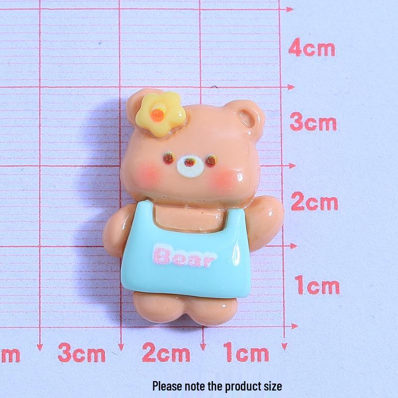 Cartoon Rabbit & Duck Resin Accessories - Shoe Buckles & Hair Clips