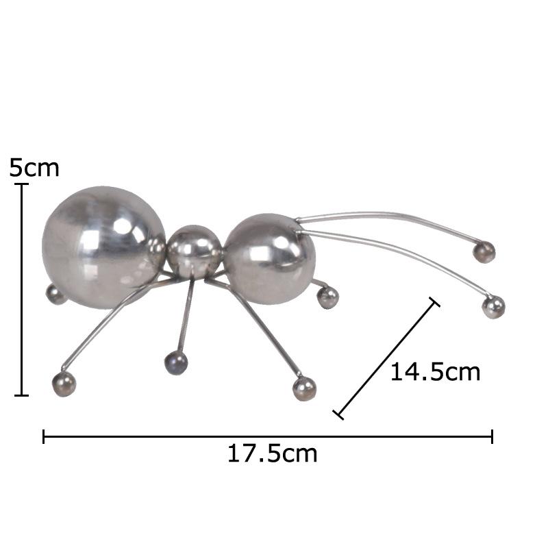 Abstract Art Metal Ants Statue Desk Decoration Crafts Ornaments Golden/silver Ants Artwork Sculpture Room Aesthetic Decor
