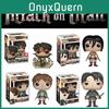 Figurines en PVC de Levi et Mikasa (L'Attaque des Titans), 13 cm, antistatiques, à monter soi-même, couleurs variées.
