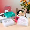 Flexible Silicone Mould for Creating Storage Container Jewelry Storage Box Mould Square/Semicircle Case Making Mold