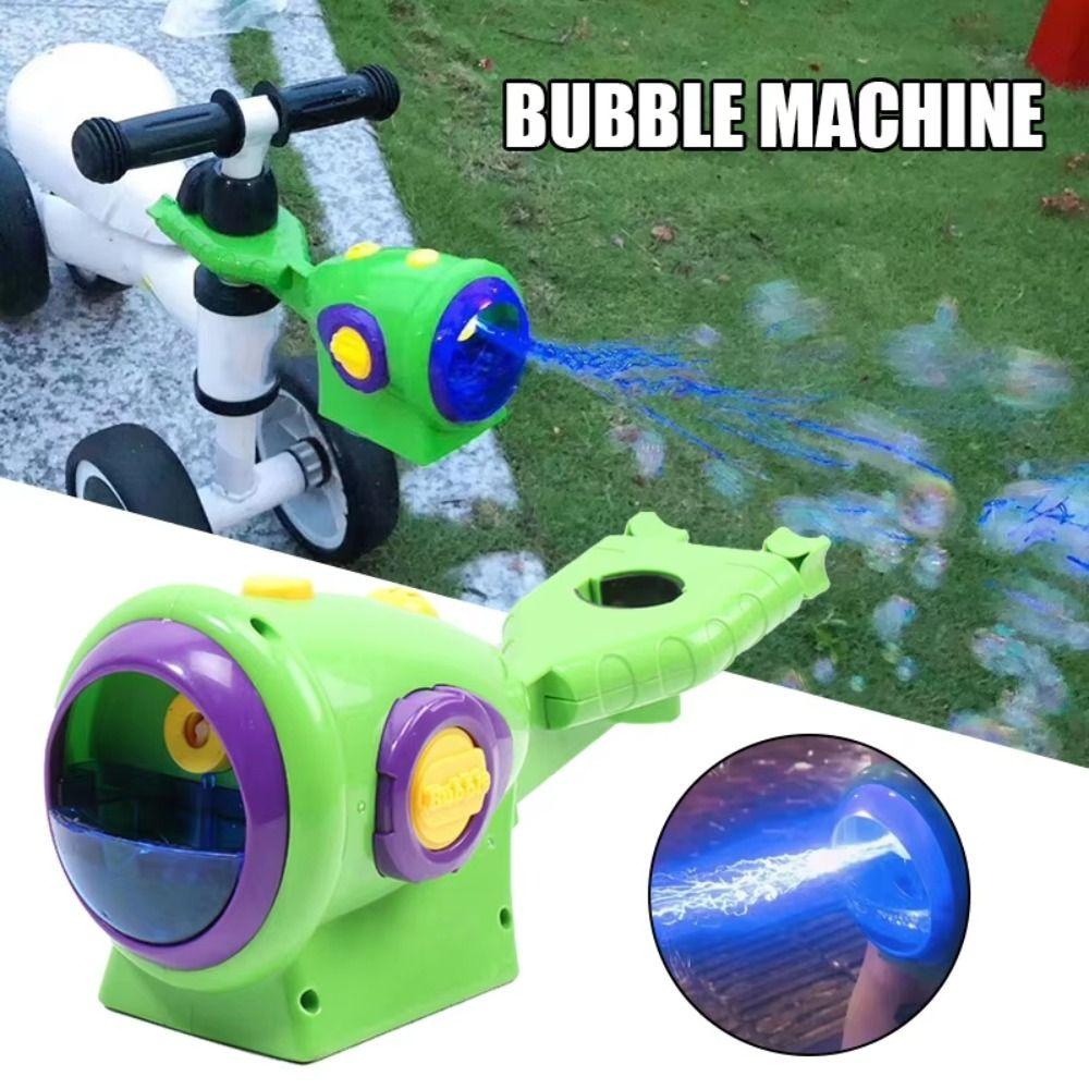 Multifunctional Automatic Bubble Maker with Clip Bicycle Seat Bubble Blower Toddlers