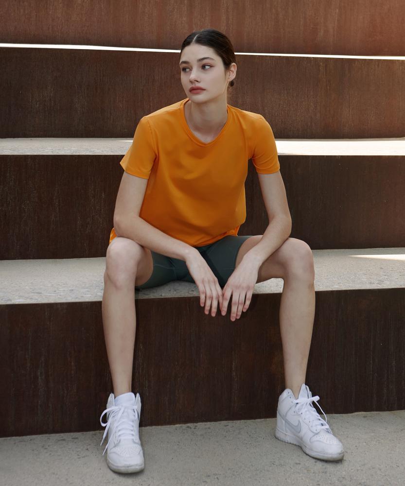 Debiweeo Whedon Daily Short Sleeve Devi-T0084-Orange