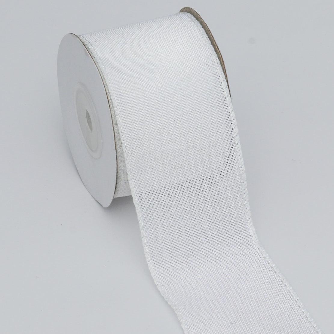 

Декоративная романтическая и уютная однотонная рождественская декоративная лента, клетчатая лента, имитация пеньковой ленты, искусственная пеньковая тканая лента с проволочным краем 4.8cm*10 yards