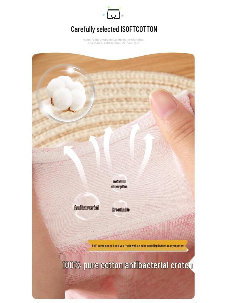 Antibakterische Baumwoll-Boxershorts für Mädchen für Teenager und Kinder