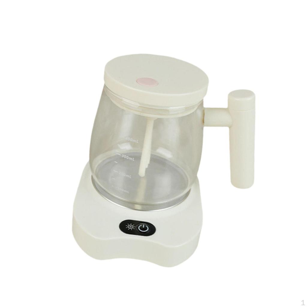 Auto Stirring Mug Drinks Stirrer Cup with Warmer Coaster 13.5oz High Speed Electric Mixer for