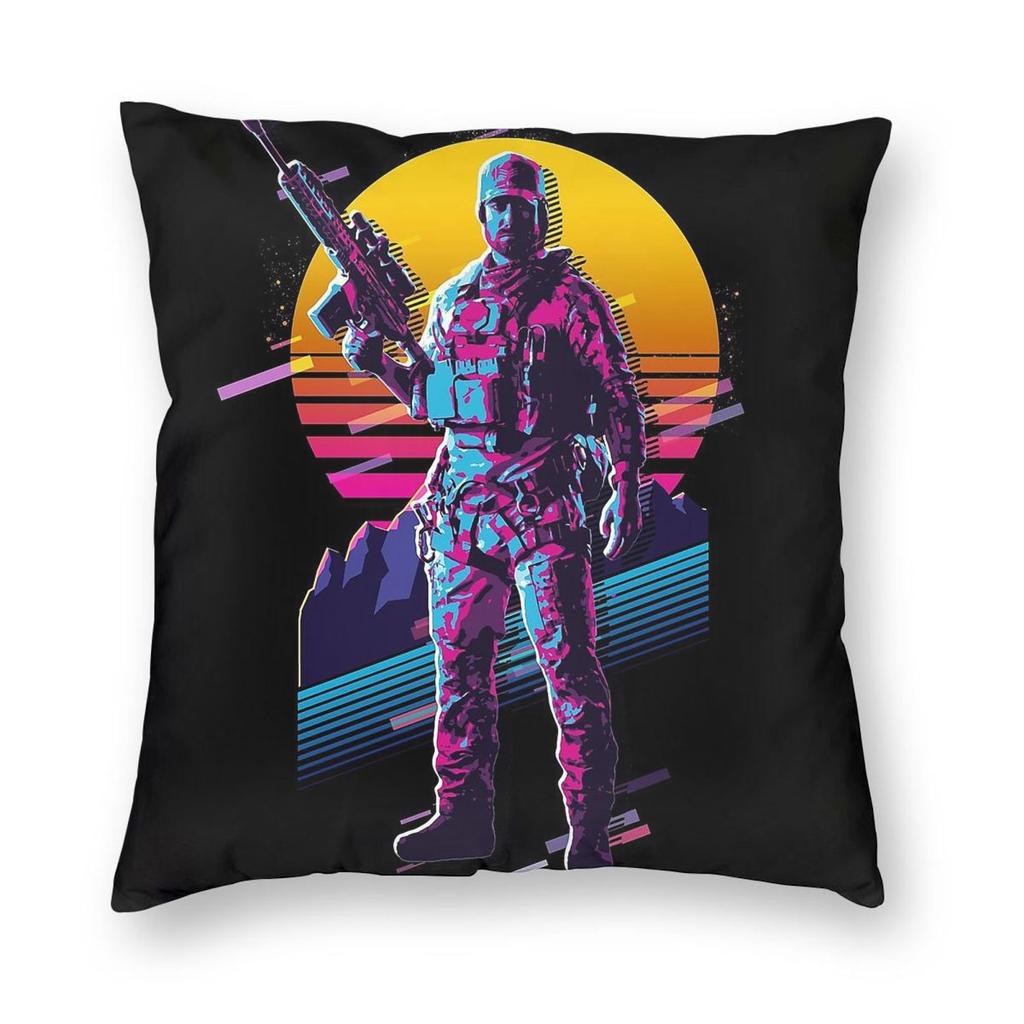 Battlefield Webster Mackay Square Pillowcase Polyester Linen Velvet Creative Zip Decor Pillow Case Car x