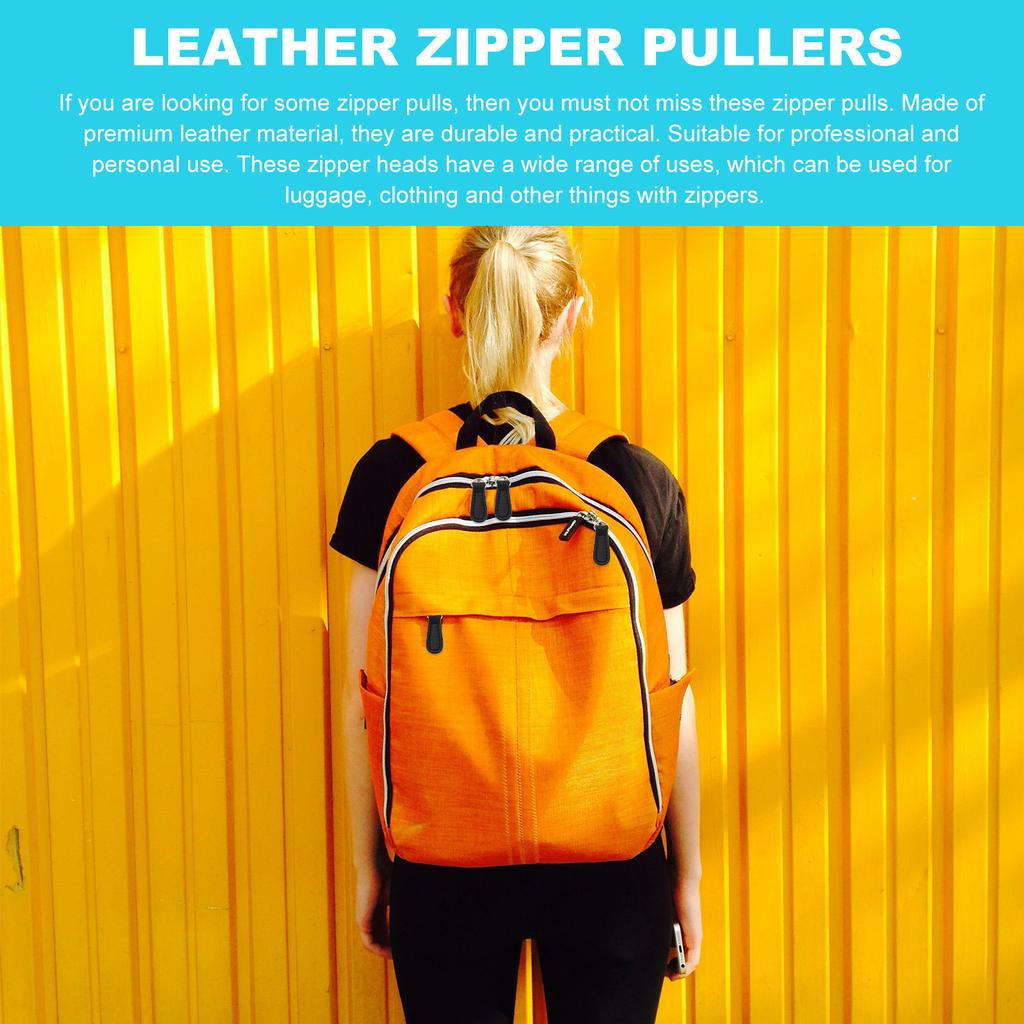 6Pcs High Quality Zipper Pullers Zipper Heads for DIY Repair Replacement on Jackets Coats Bags Backpacks Skirts Slacks