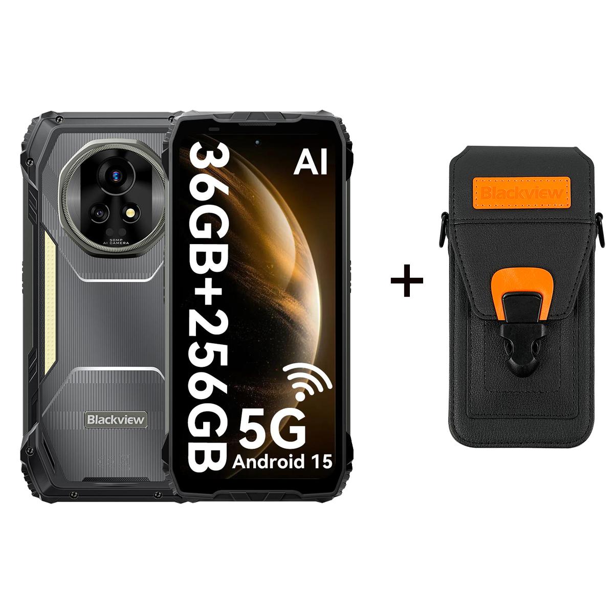 Blackview XPLORE 2 Telefono Rugged Dimensity 8300 Android 15 (12GB+24GB) RAM 256GB ROM Display 6,78 pollici 120Hz 20000mAh with case nero