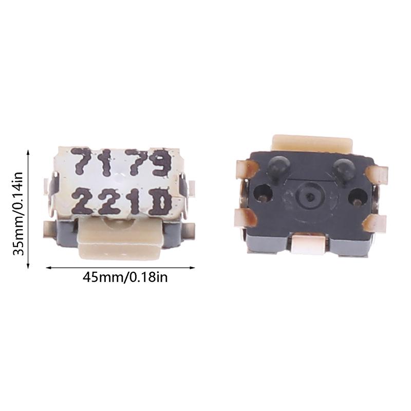 10 Peças Kms221Gplfs Cabeça Chata Tartaruga Pequena Toque Botão Lateral Interruptor Patch 4 Pés Botão de Toque para Câmera de Telefone Celular