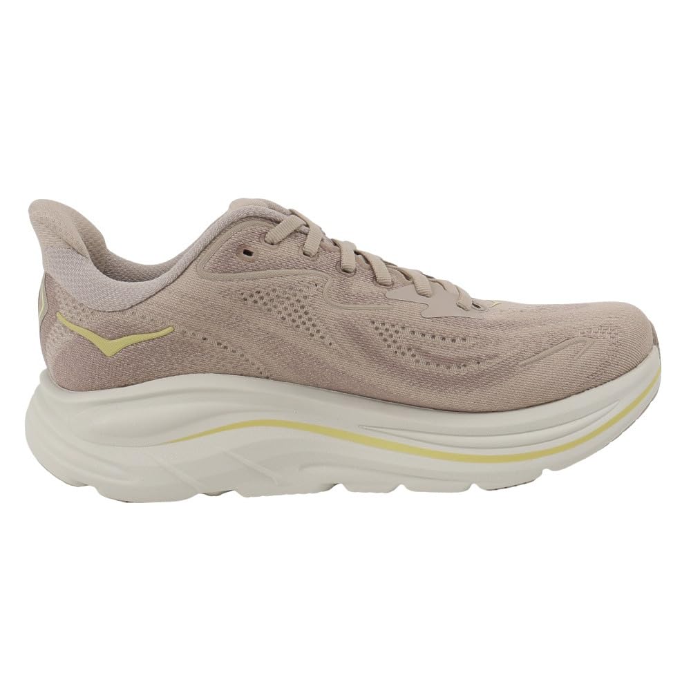 HOKA Clifton 10 Wide Running Beige Size Shoes, (1162032-RNN), Men's 30.0
